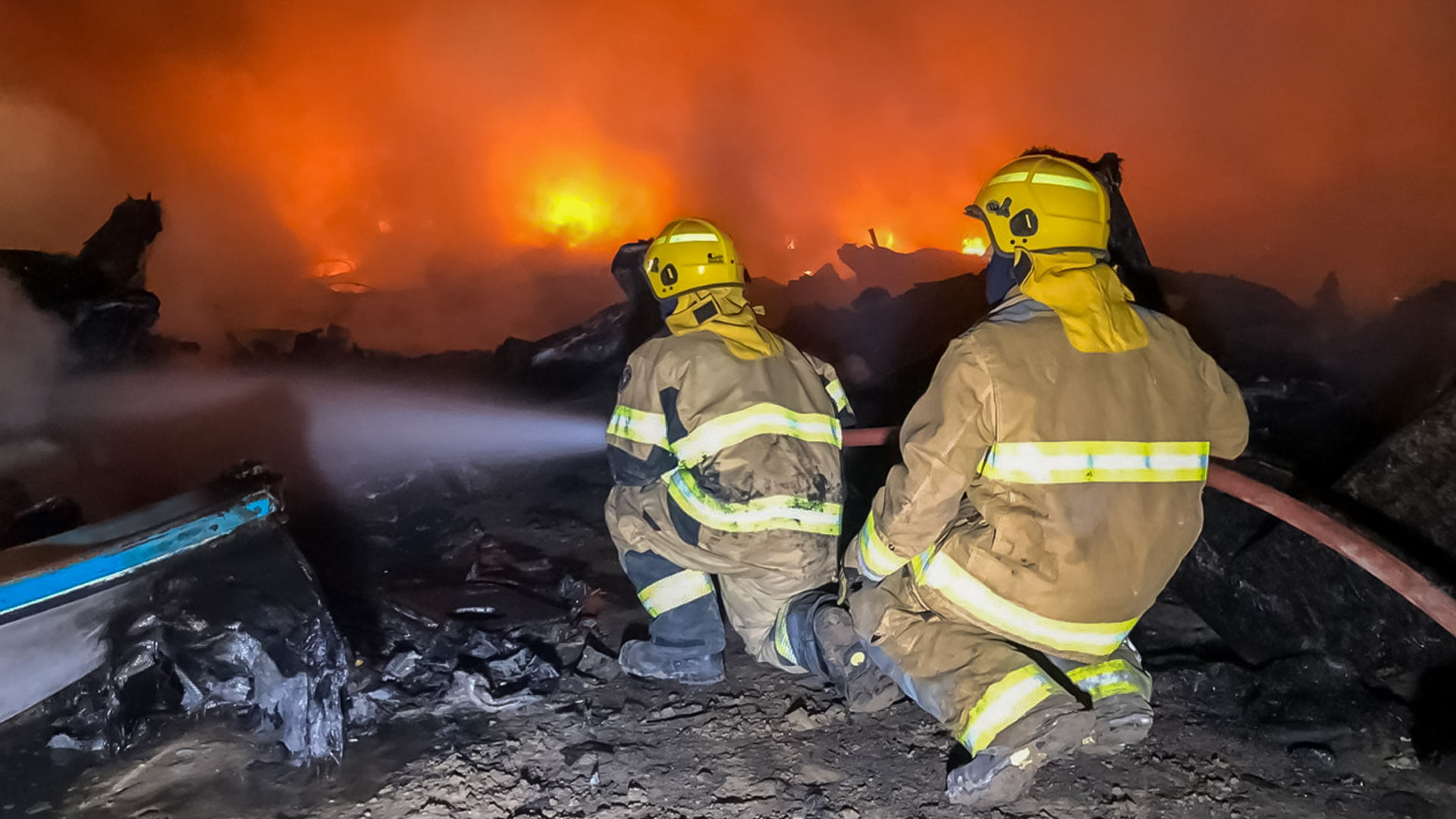 Major fire extinguished in Mina Abdullah in Kuwait, arson suspected